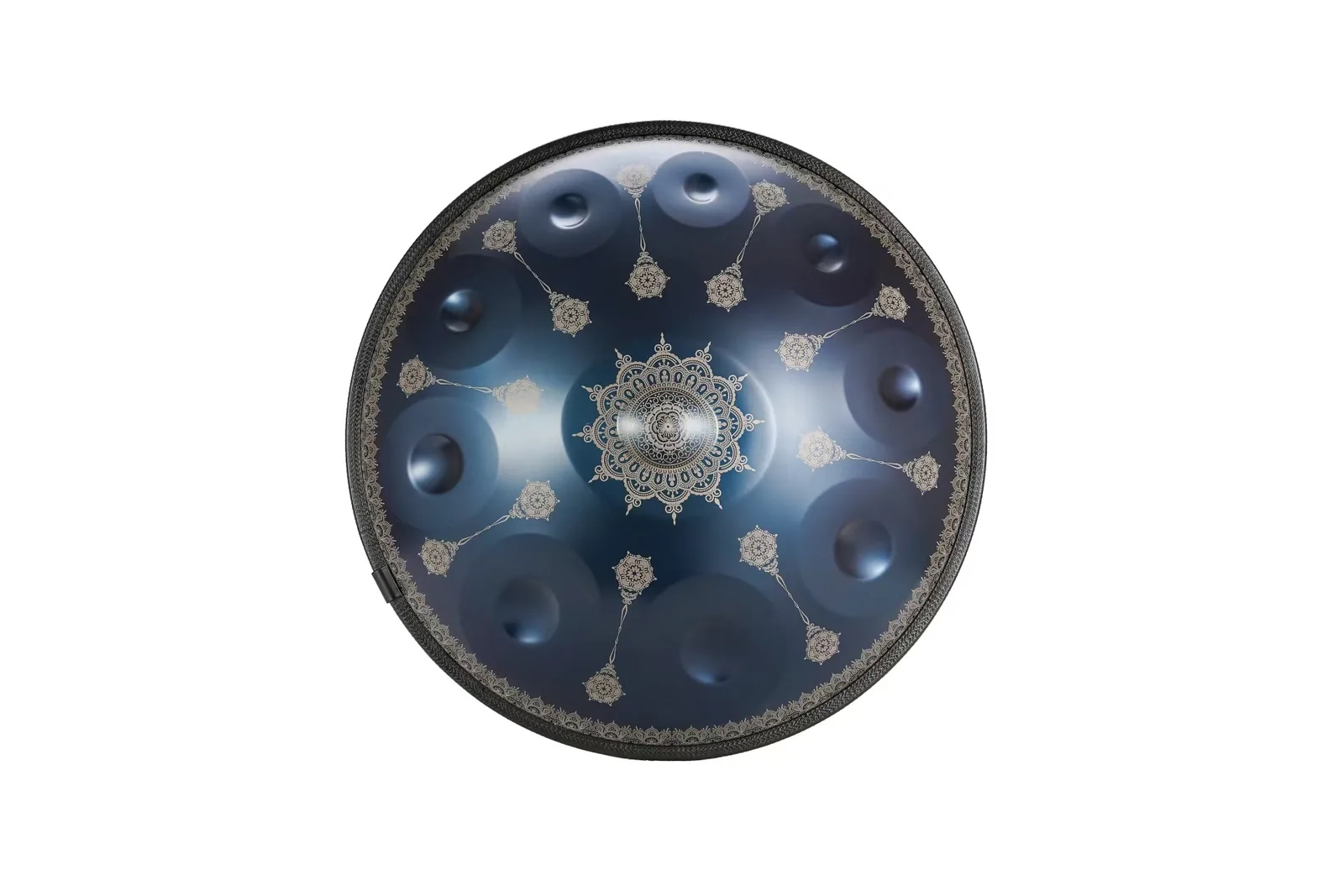 Custom handpan surface texture detail for finish discussion