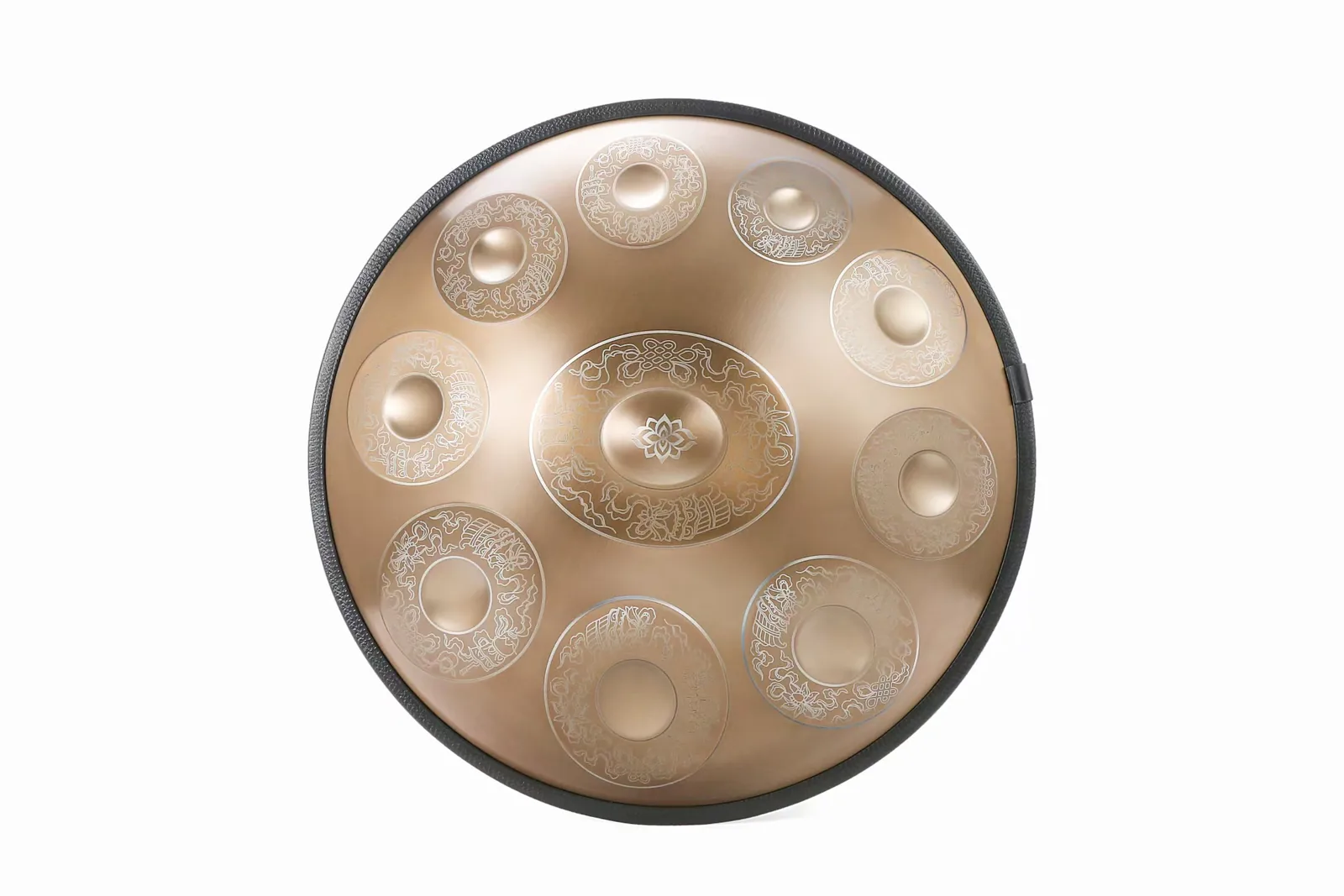 Custom handpan pattern and surface finish reference