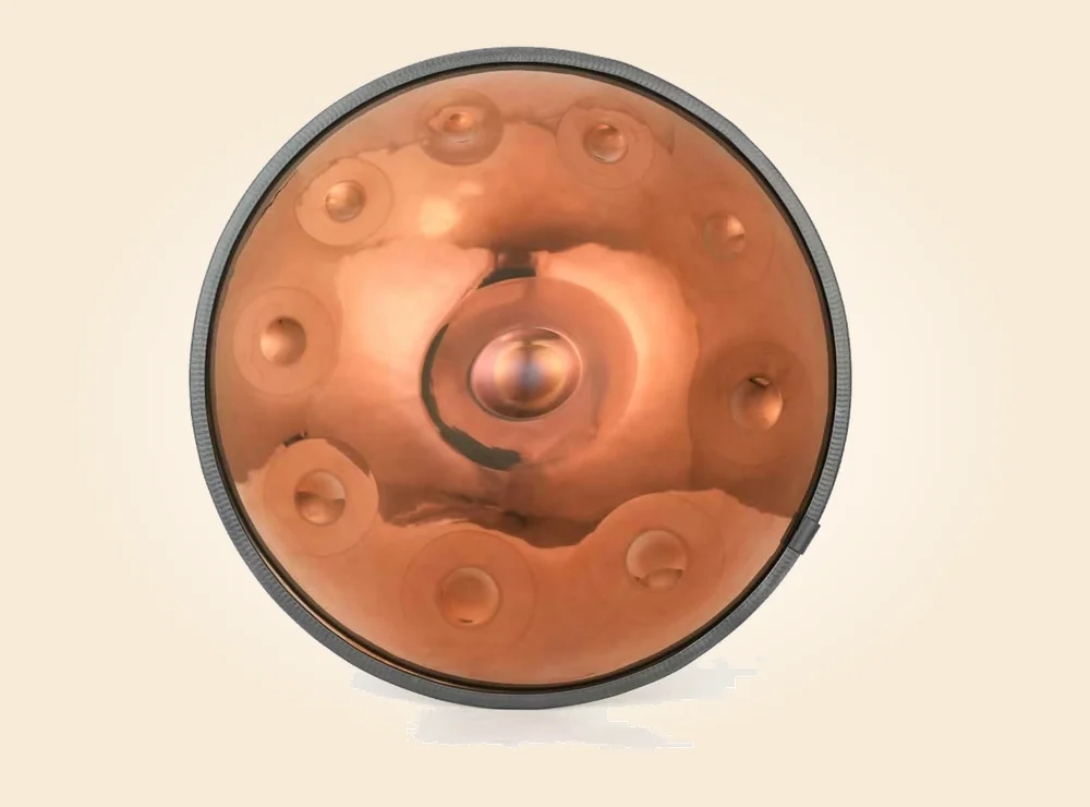 Custom handpan copper polish pattern finish reference for OEM order