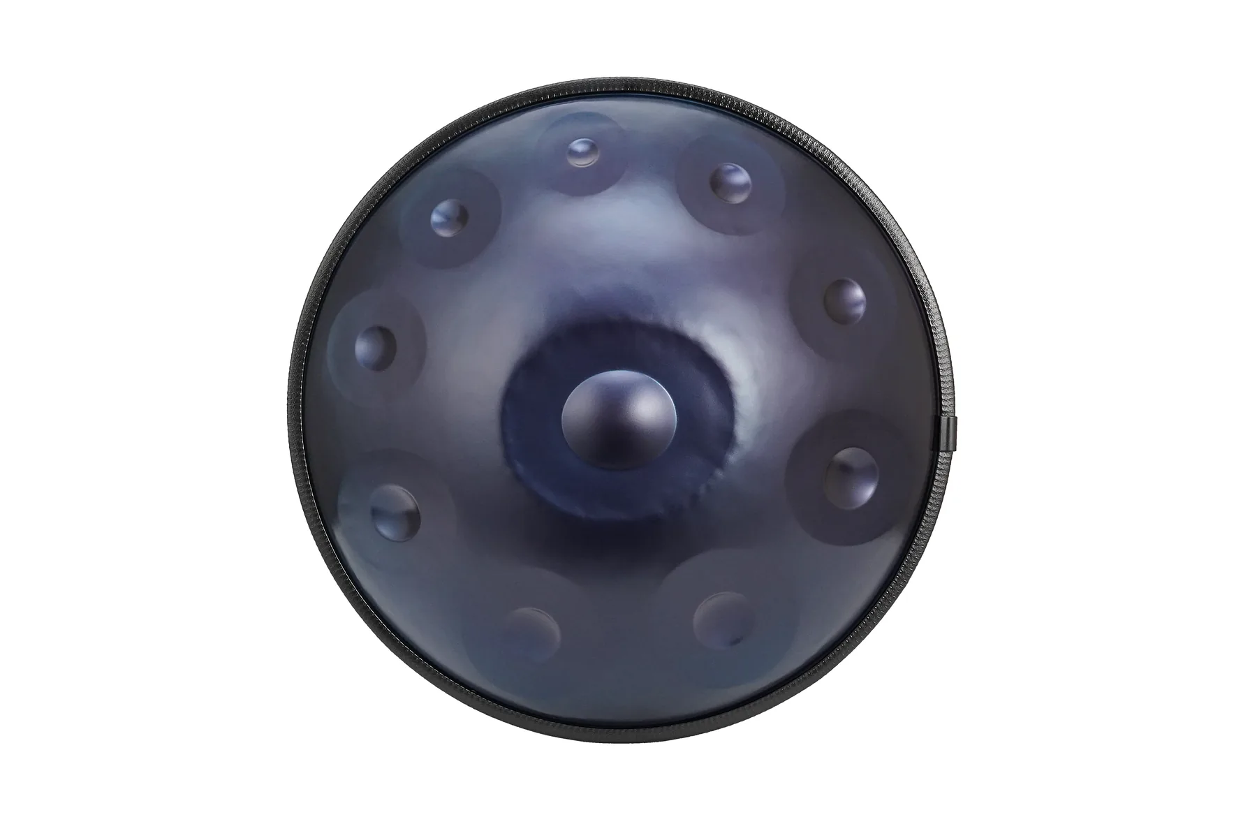 D Kurd 10 note handpan with blue finish for wholesale OEM order