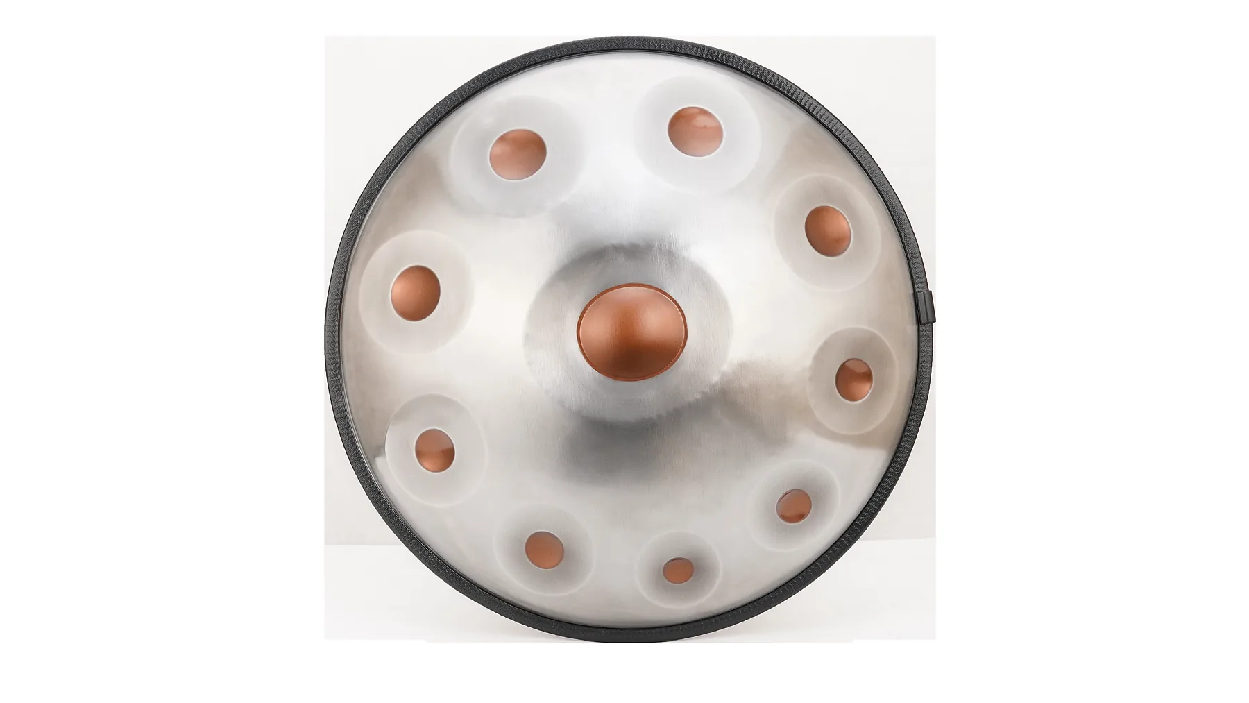 D Kurd 10 note handpan golden eye finish detail for OEM order