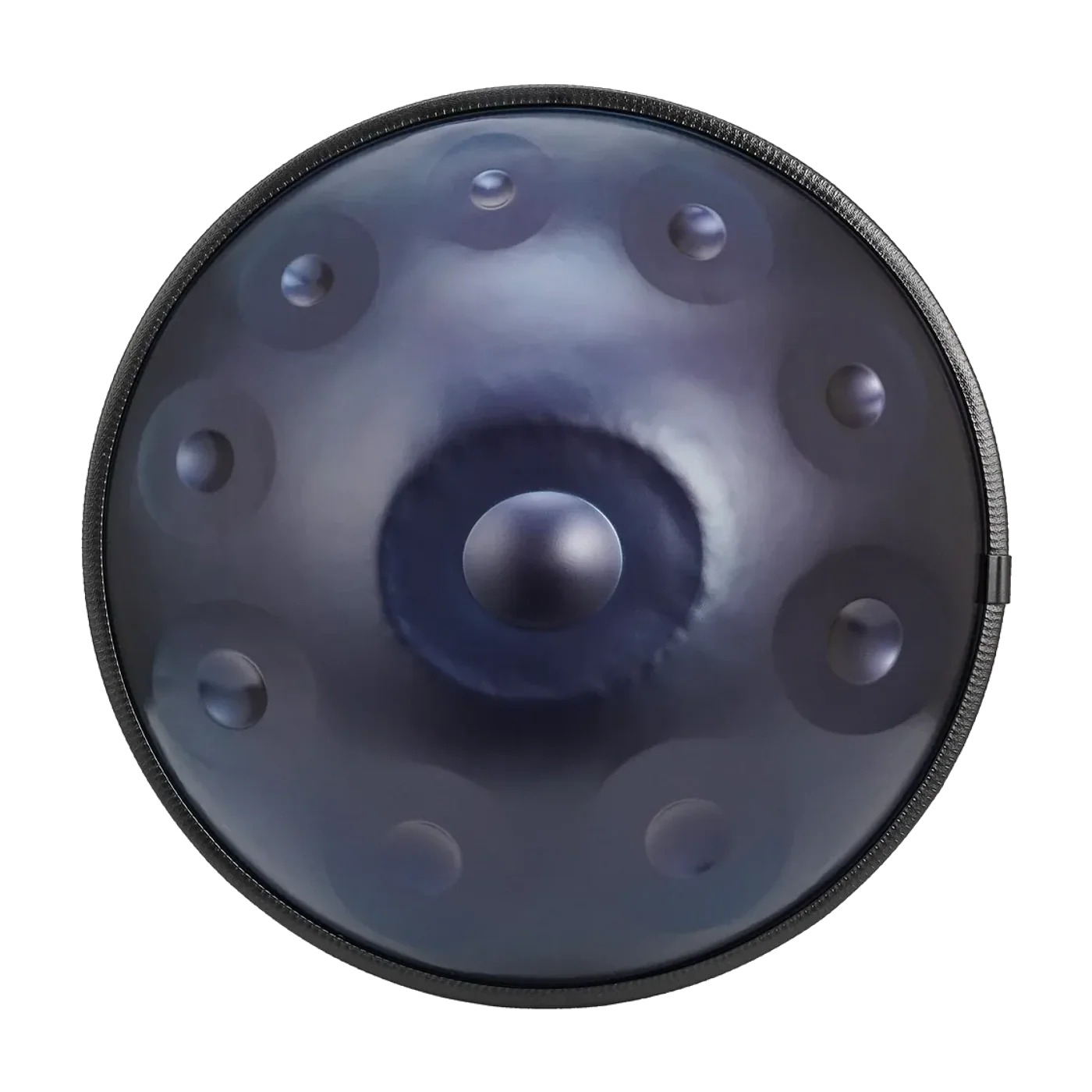 D Kurd 10 note handpan with blue finish for wholesale OEM order