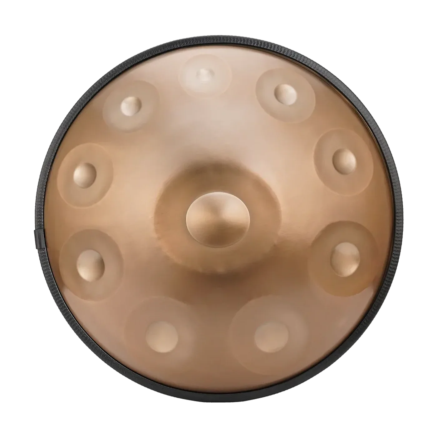 D Kurd 10 note handpan with gold finish for wholesale OEM order